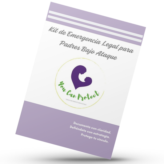 Kit de Protección y Escudo de tu Custodia. Co-Parenting Evidence Organizer. Organizador de Evidencia Co-Parenting.